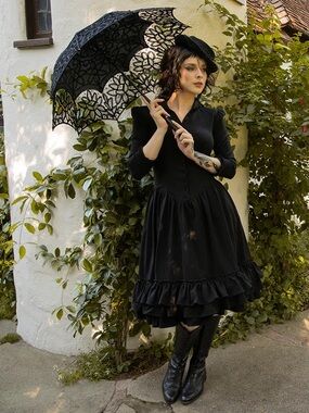 Victorian Dress in Black